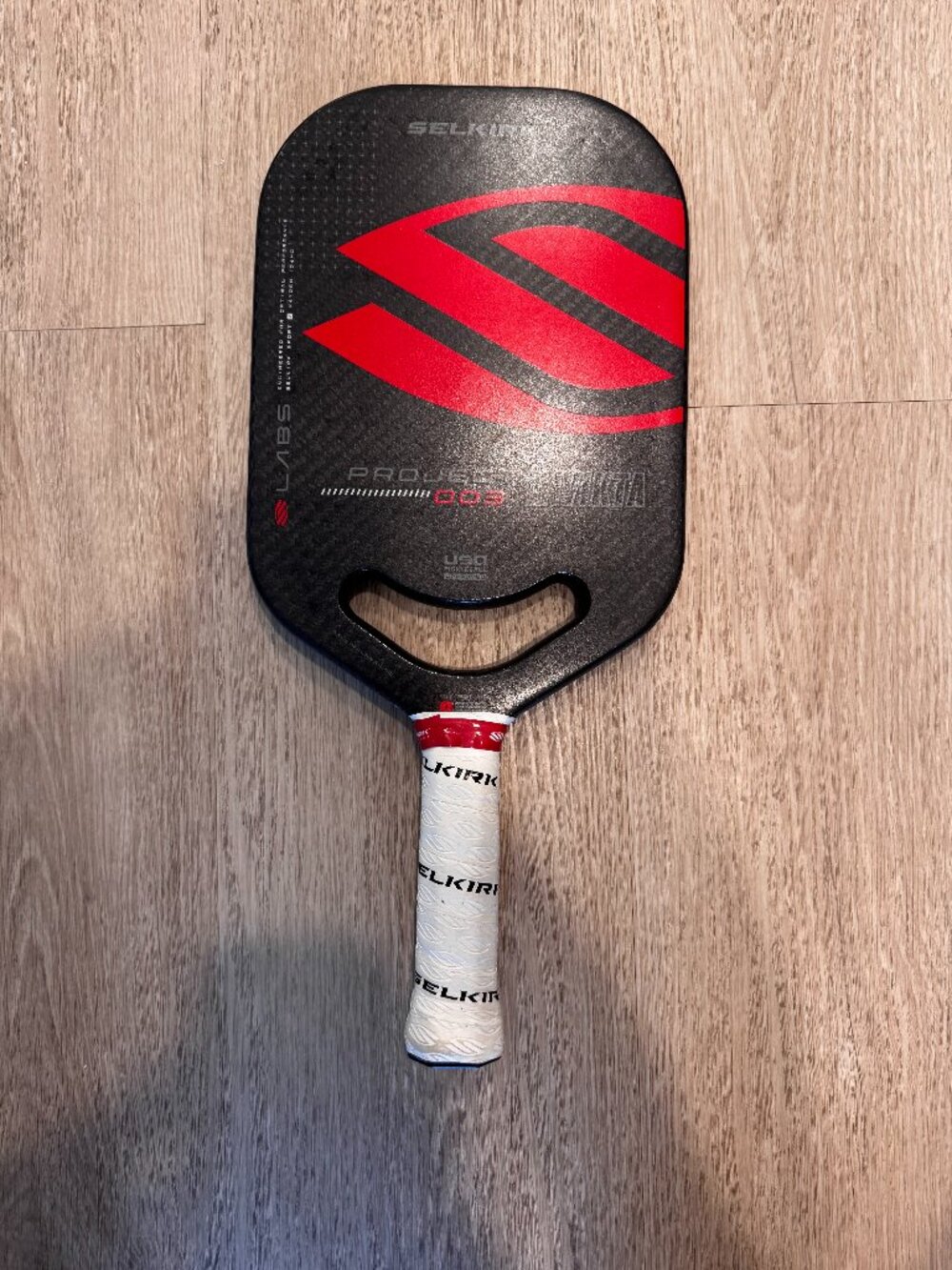 Selkirk Labs Project 003 Invikta 20mm Raw Carbon Fiber Pickleball Paddle